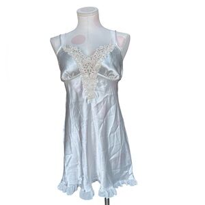 Chemise Nightgown – White – M